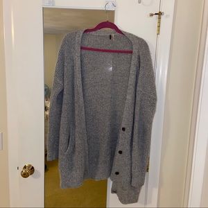 Free People Long Cardigan